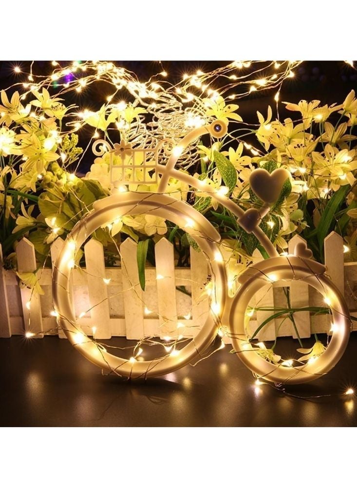 Premium 10 Meter Warm White Ramadan Fairy String Lights for Indoor & Outdoor Decor - Image 3
